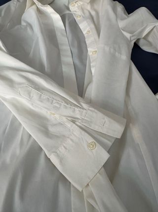 Camisa Benetton Blanca Mujer