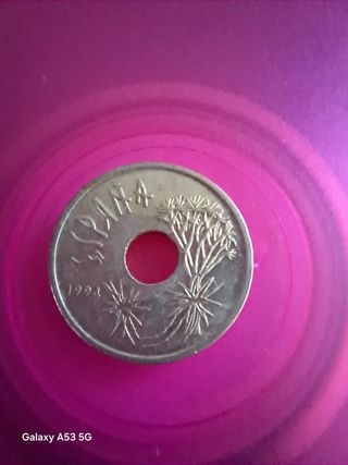 Moneda 25 Pesetas 1994 Canarias