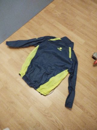 Cortavientos KELME azul y amarillo