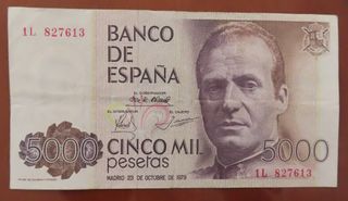 Billete 5000 pesetas