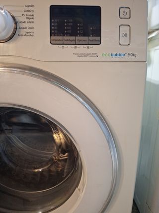 Lavadora Samsung ecobubble 9kg