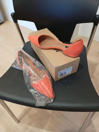 Zapatos Mango Naranja Talla 39
