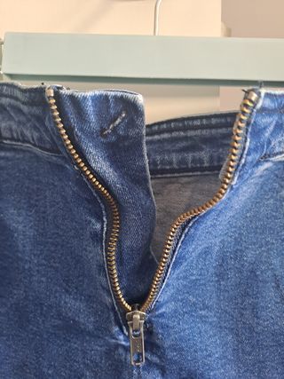 Falda vaquera mujer azul