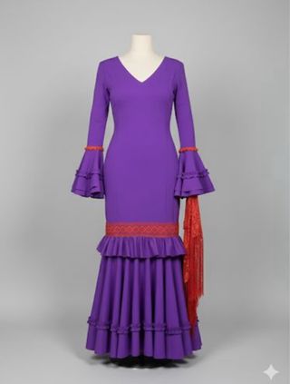 Traje de flamenca.