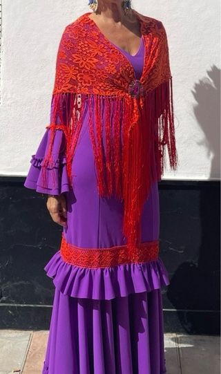 Traje de flamenca.