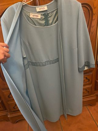 Vestido JOMTHOU ceremonia azul