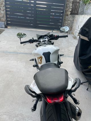 Triumph Street Triple ABS 2016 Blanca