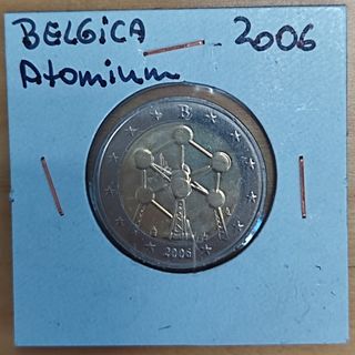 Moneda 2euro commemorativa Bèlgica Atomium 2006 SC