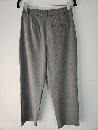 Pantalón Mango recto gris