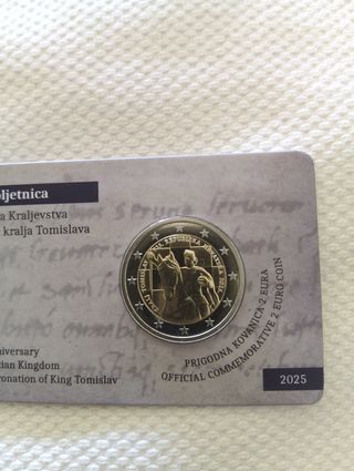 Moeda comemorativa 2 euros 1100 anos