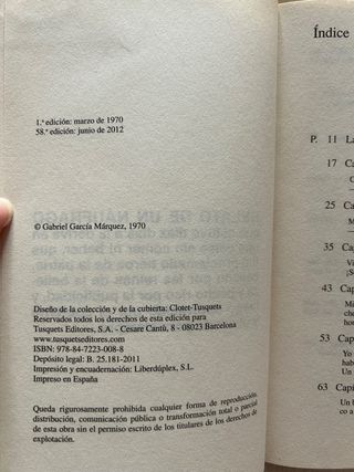 Libro Relato de un náufrago Gabriel Garcia Márquez