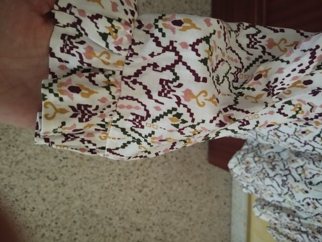 Blusa Sfera Estampada Talla M