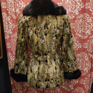 Chaqueta Piel Sintética T40 Negro/Amarillo