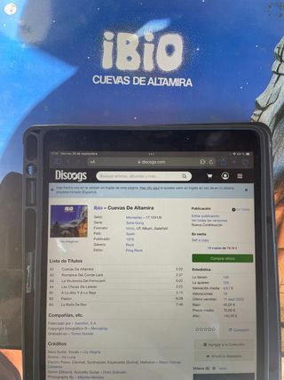 Vinilo Ibio - Cuevas De Altamira (1978)