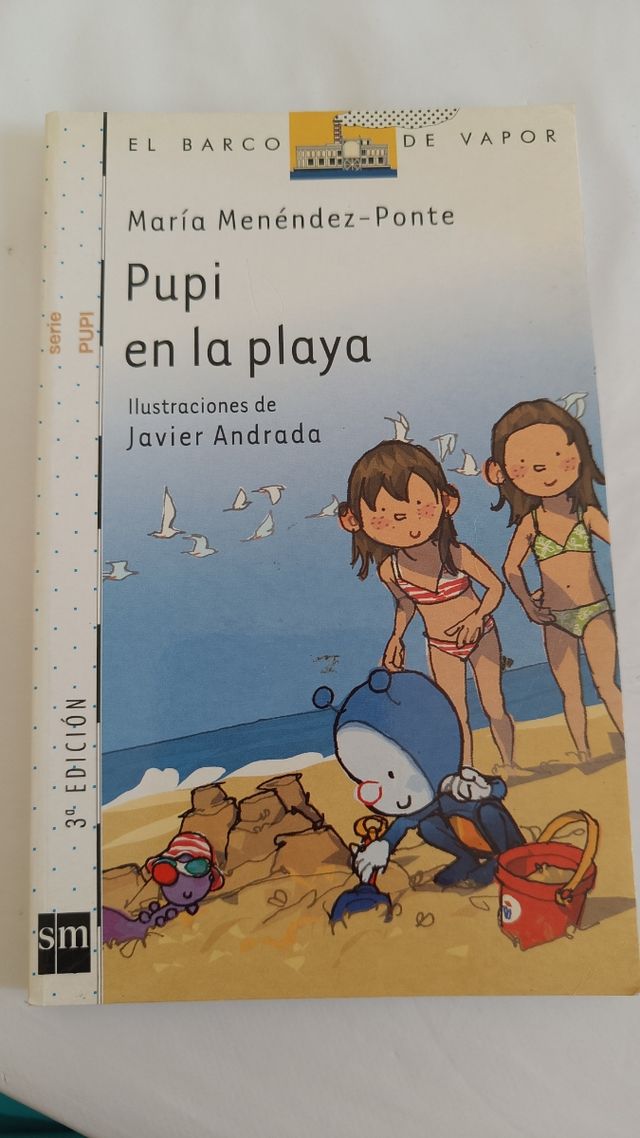 Pupi en la playa