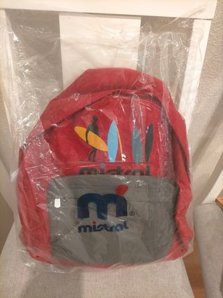 Mochila Mistral Roja y Gris