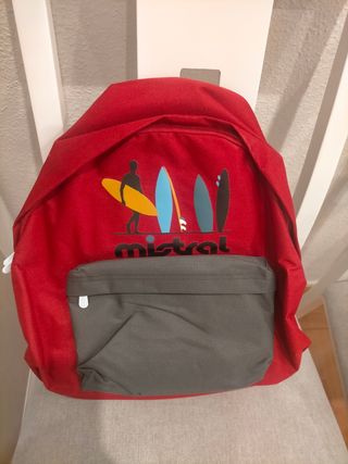 Mochila Mistral Roja y Gris