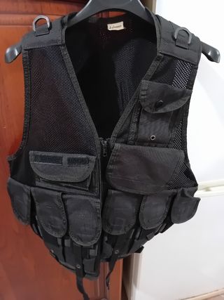 Gilet tattico sicurezza nero