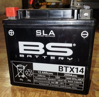Batería BS BTX14-BS 12AH 200A