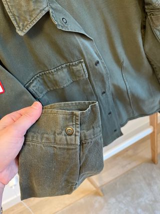 Cazadora militar verde vintage