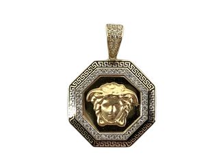 colgante oro 18k con circonita