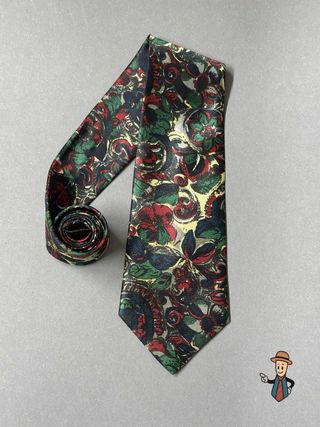 Corbata Diseño Ornamental Poliéster