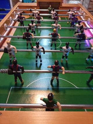 Futbolín con ruedas , luces LED de neon