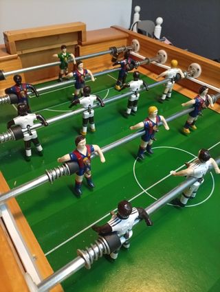 Futbolín con ruedas , luces LED de neon