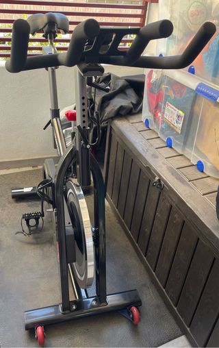Bici Estática PASYOU incluye lona plastificada