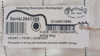 MARTIN 12 Cuerdas. Guitarra electroacústica.