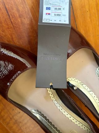 Zapatos de tacón marrones Cortefiel