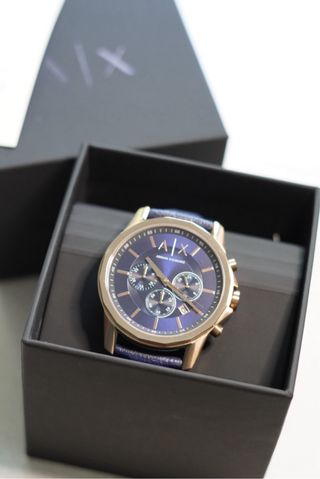 Reloj Armani Exchange AX1723 Azul y Dorado