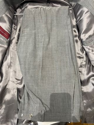 Traje Emidio Tucci Gris Talla 54. Lana y Mohair. 