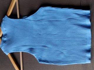 Camiseta sin mangas azul