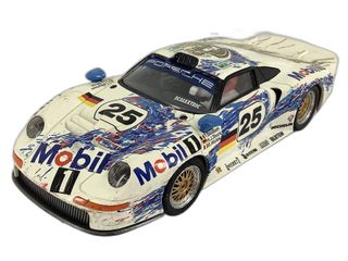 coche slot scalextric porsche 911 gt1 blanco