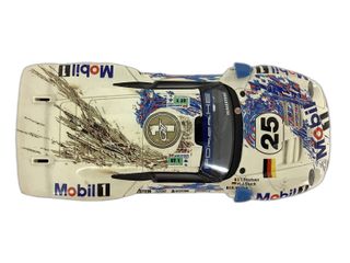 coche slot scalextric porsche 911 gt1 blanco