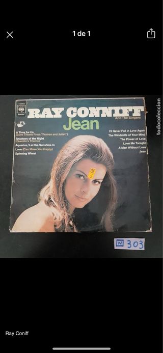 Vinilo Ray Conniff Jean