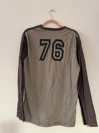 Camiseta Celio Hombre Talla XL Gris y Negra