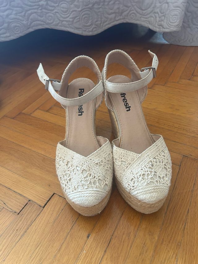 Espadrillas Refresh beige/bianco