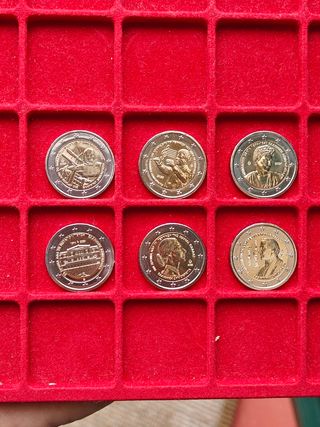 6 Monete 2 Euro Grecia