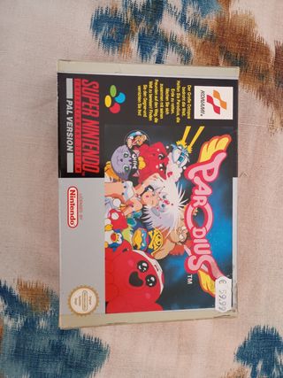 Super Nintendo Parodius PAL Version raro