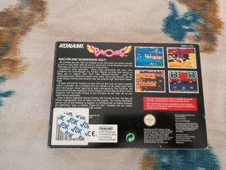 Super Nintendo Parodius PAL Version raro