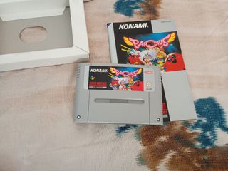 Super Nintendo Parodius PAL Version raro