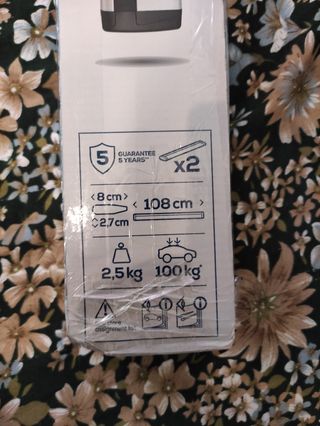 Barras de techo Norauto Aero 3S 108 cm,bacas