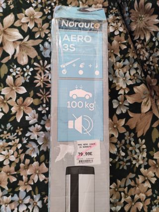 Barras de techo Norauto Aero 3S 108 cm,bacas