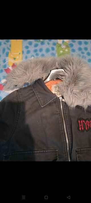 Bomber donna con pelliccia removibile