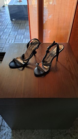 Sandalias Miss Woman Tacón Brillante Talla 40