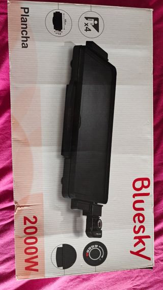 Plancha Eléctrica Bluesky 2000W