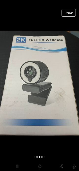 Webcam Full HD Negra y Blanca