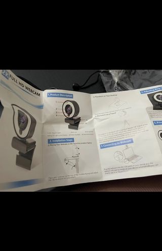 Webcam Full HD Negra y Blanca